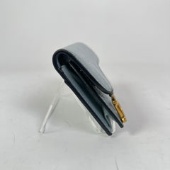 Dior Cloud Blue Saddle Lotus Wallet