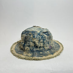 Kapital Kountry Boro Distressed Denim Bucket Hat