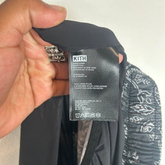 Kith Black Bandana Ashton Swim Short Size M