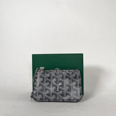 Goyard Grey Senat Nano Key Pouch