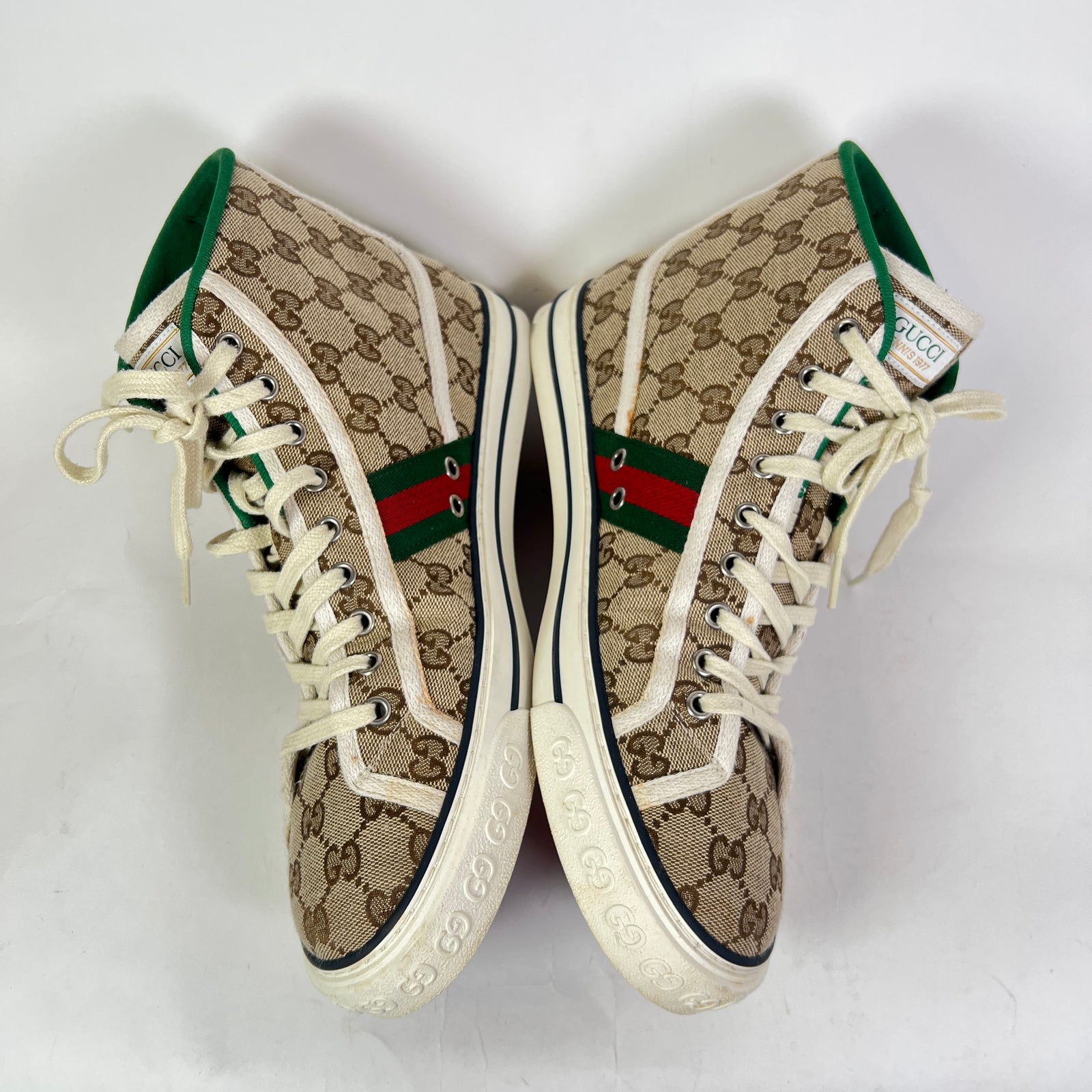 Gucci Tennis 1977 Canvas High-Top Sneaker