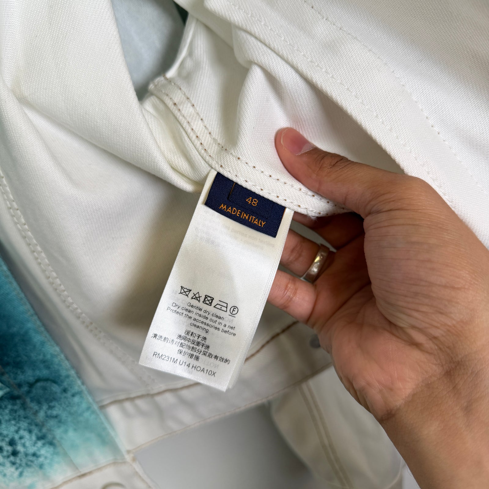 Louis Vuitton S23 Spray LV Denim Jacket