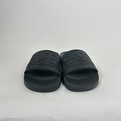 Gucci Black Logo Slides Size 34