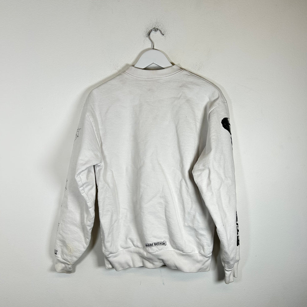Chrome Hearts White Deadly Doll Crewneck Size S