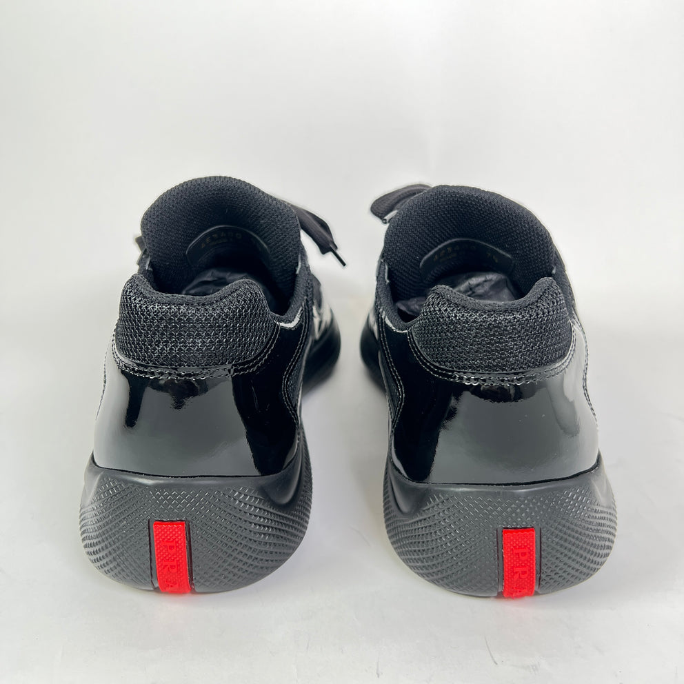 Prada Black Patent Leather America Cups