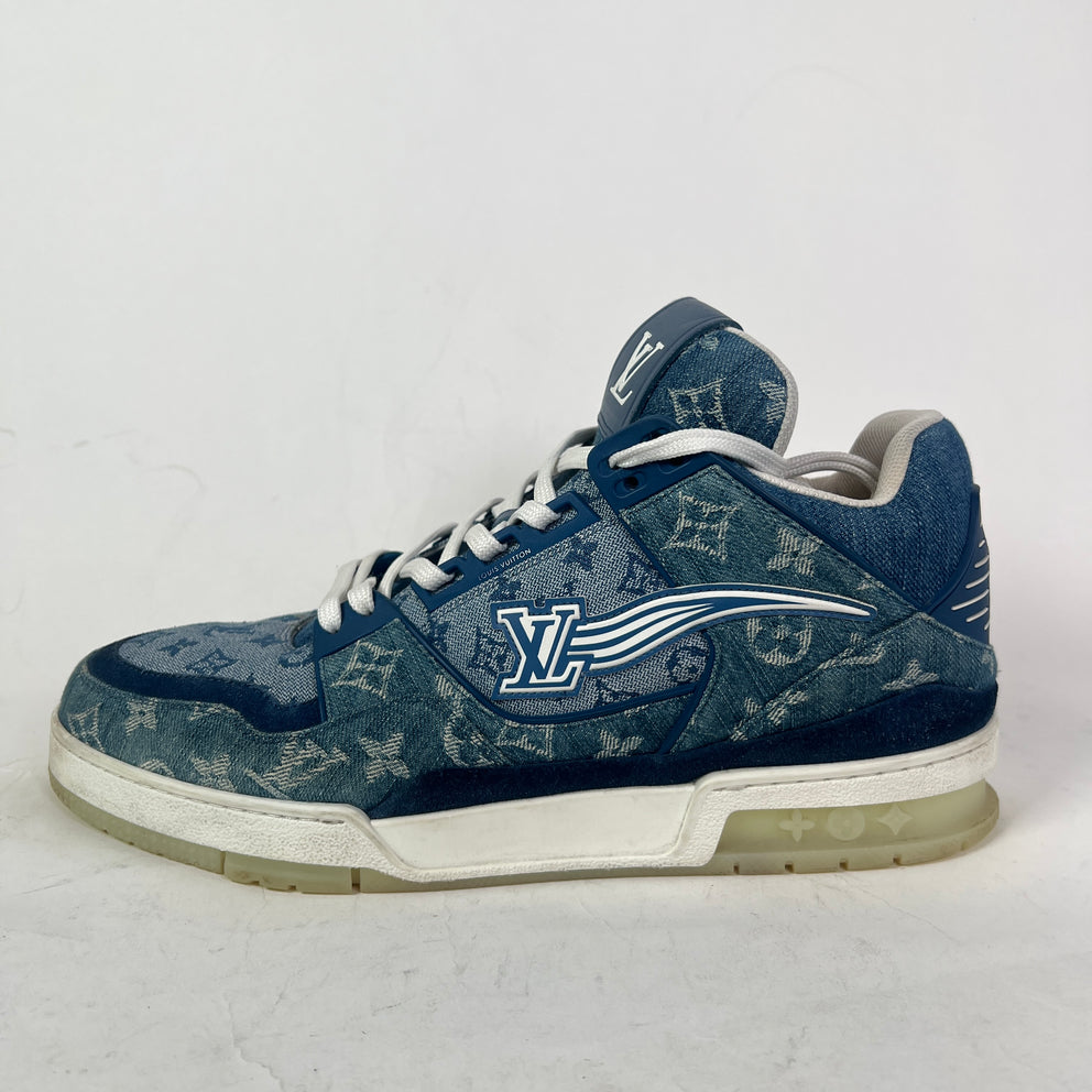 Louis Vuitton Monogram Denim High-Top LV Trainer