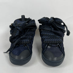 Lanvin Navy Curb Sneakers Sz 40
