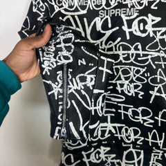 Supreme x Comme Des Garcons SHIRT x Schott Painted Perfecto Leather Biker Jacket Size L