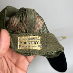Kapital Yellow Dirty Shrink Trucker Hat