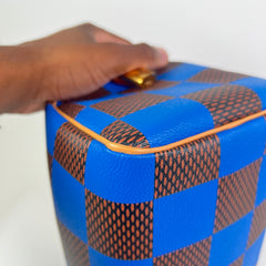 Louis Vuitton Blue Damier Pop Speedy Bandouliere 25