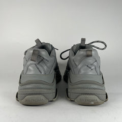 Balenciaga Grey All Over Logo Triple S Size 41