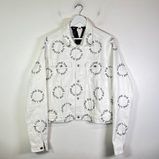 Vlone Friends & Family Rhinestone Denim Jacket