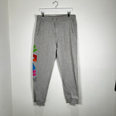 Helmut Lang Grey 3D Logo Sweatpants Size M