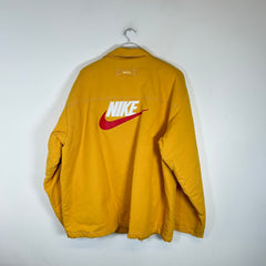 Supreme x Nike Yellow Double Zip Quilted Work Jacket Size XXL