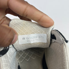 Chanel Grey/Pink Interlocking CC Runners