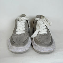 MMY Grey Brushed Suede Wayne Sneakers Size 42