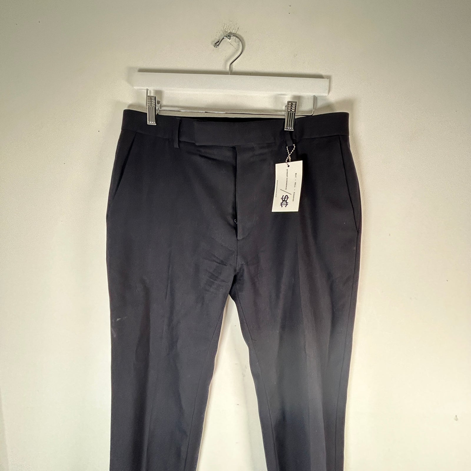 Celine Navy Wool Suit Pants Size 48