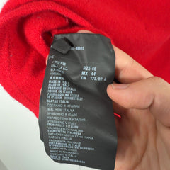 Prada Knit Colorblock Quarter-Zip Polo