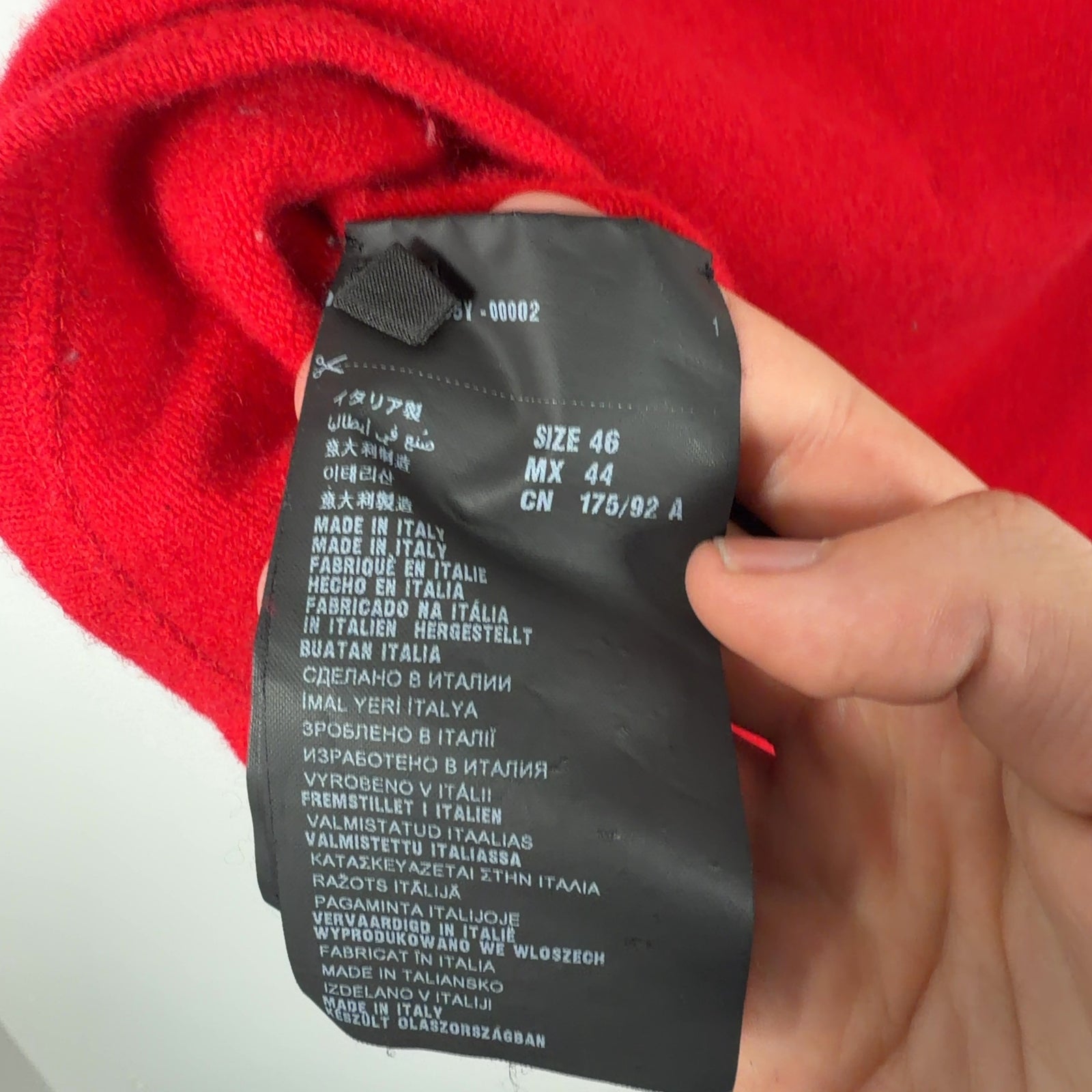 Prada Knit Colorblock Quarter-Zip Polo