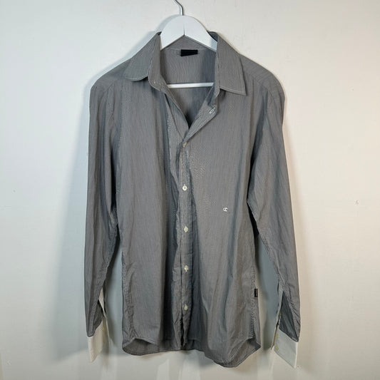 Just Cavalli Strip Button Up Shirt Size S
