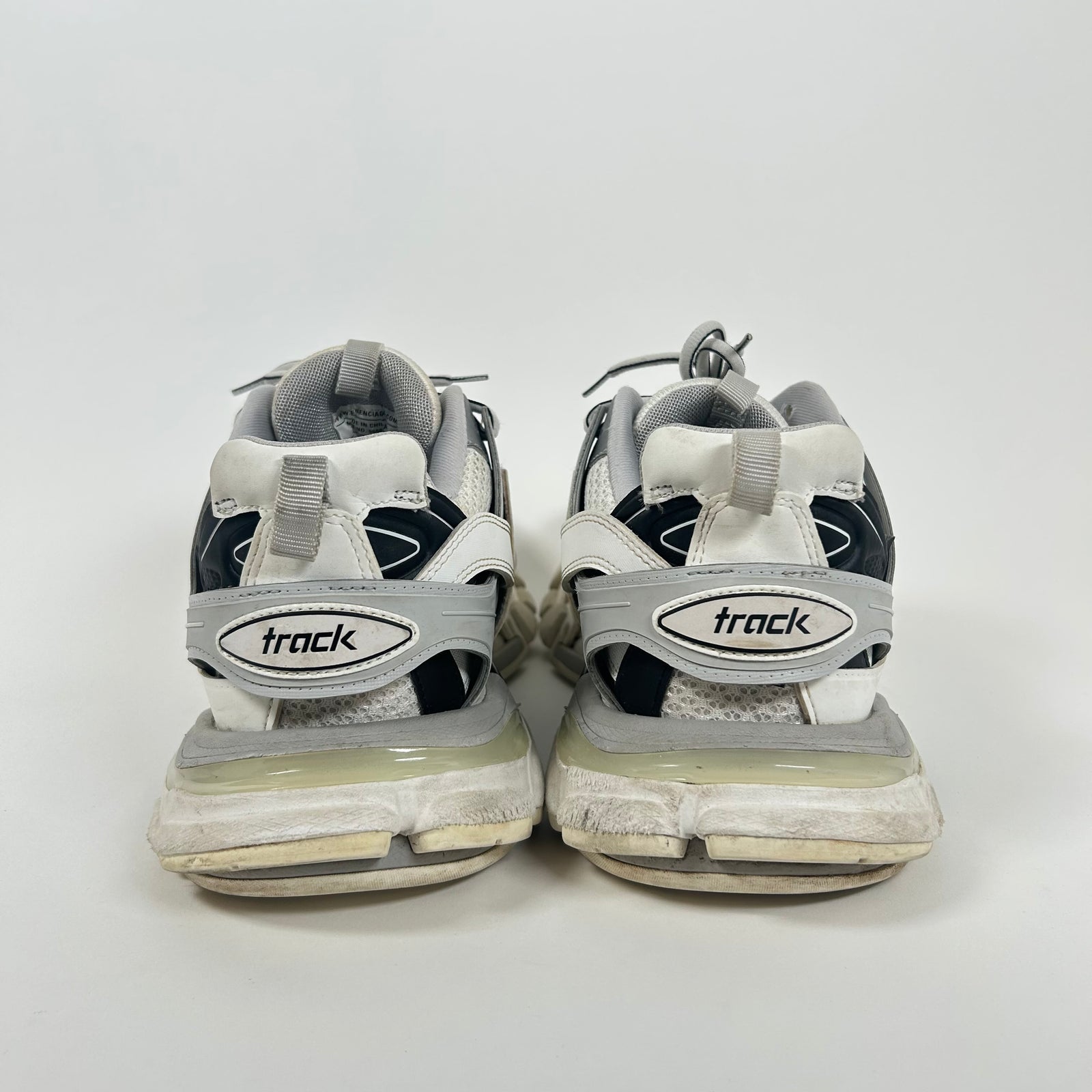 Balencaiga White/Grey LED Track Sneaker Size 42