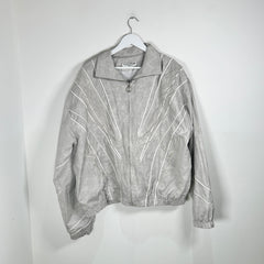 Vale Grey Spiral Track Jacket Size XXL