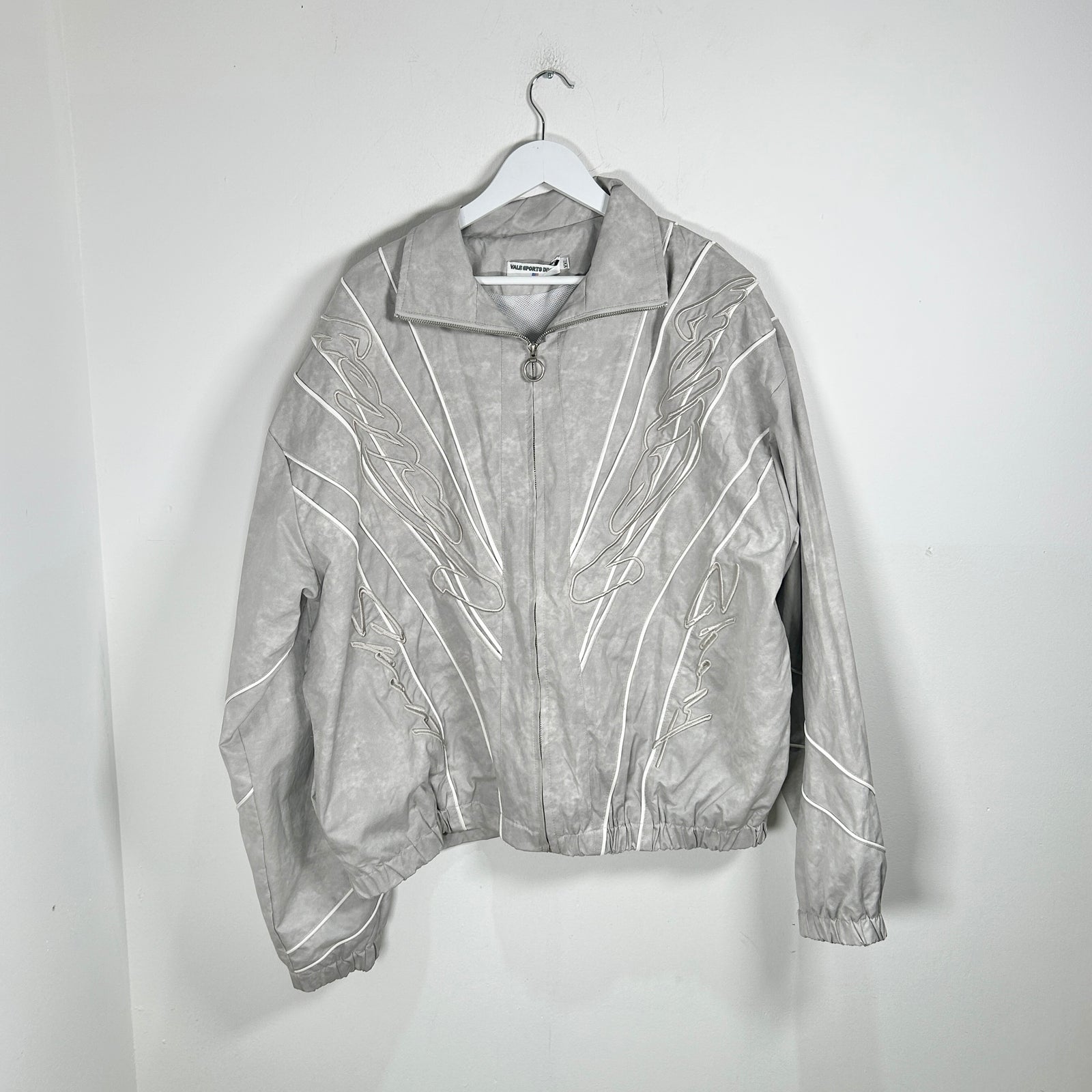 Vale Grey Spiral Track Jacket Size XXL