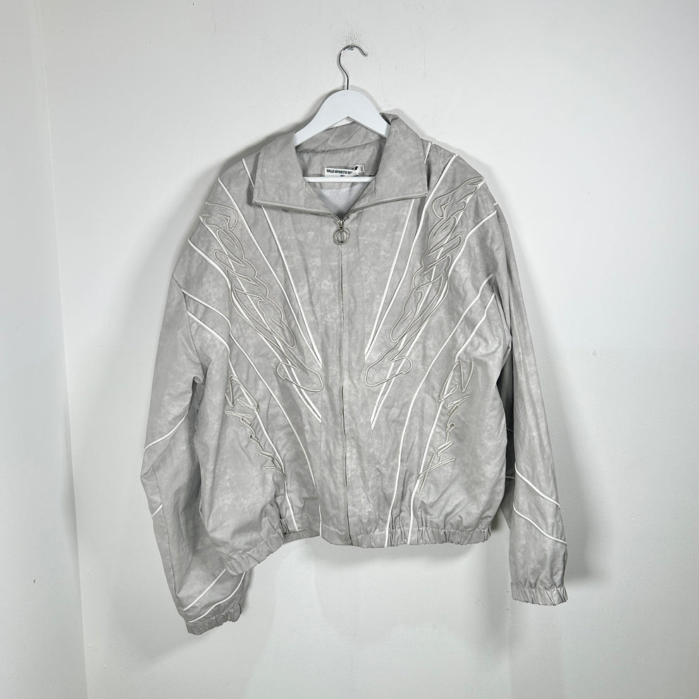 Vale Grey Spiral Track Jacket Size XXL