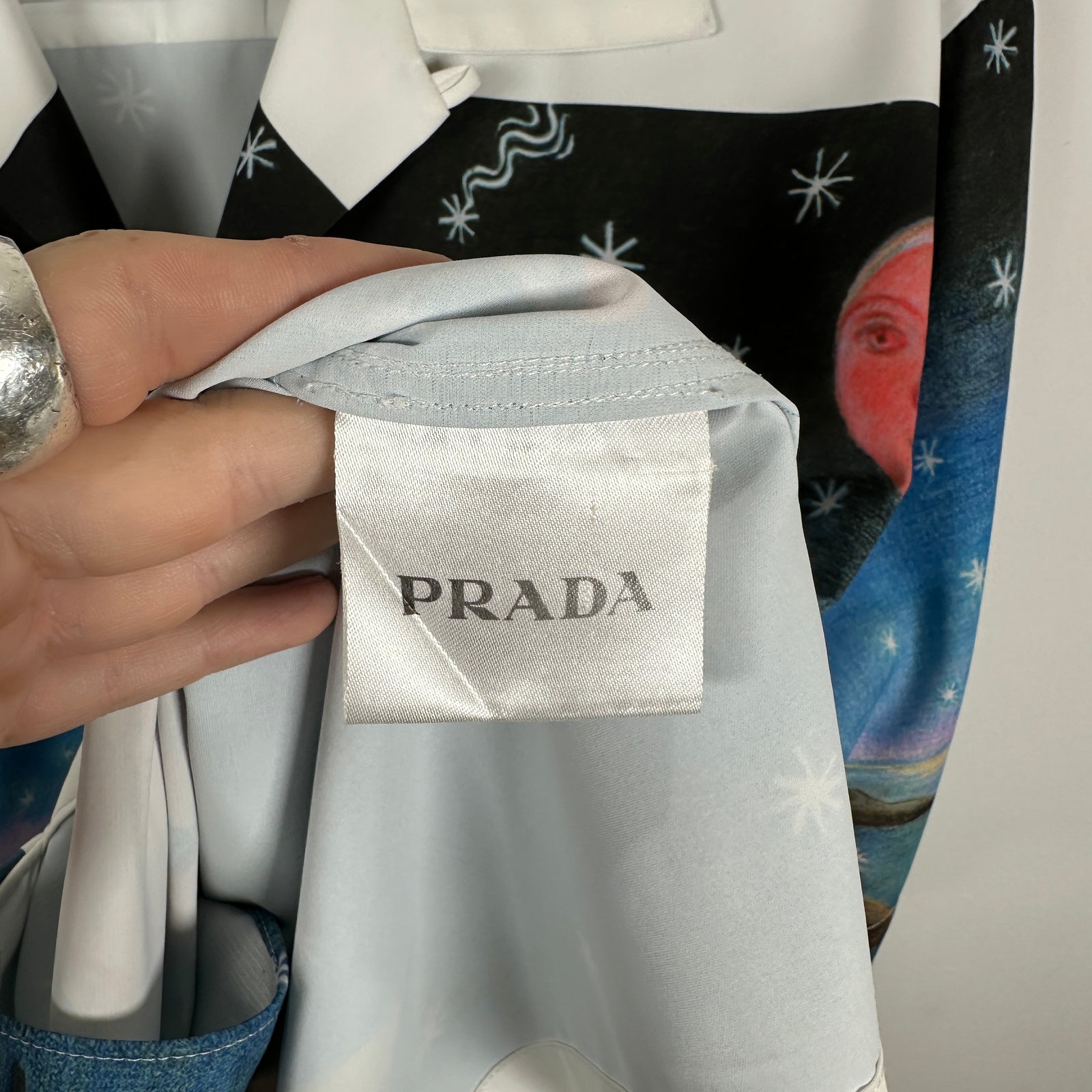Prada FW16 'Impossible True Love' Viscose Shirt Size M