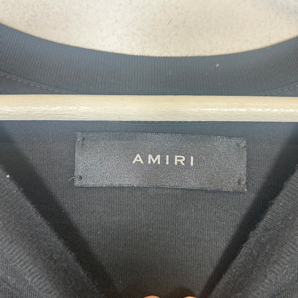 Amiri Black Eagle Logo T-Shirt Size XL