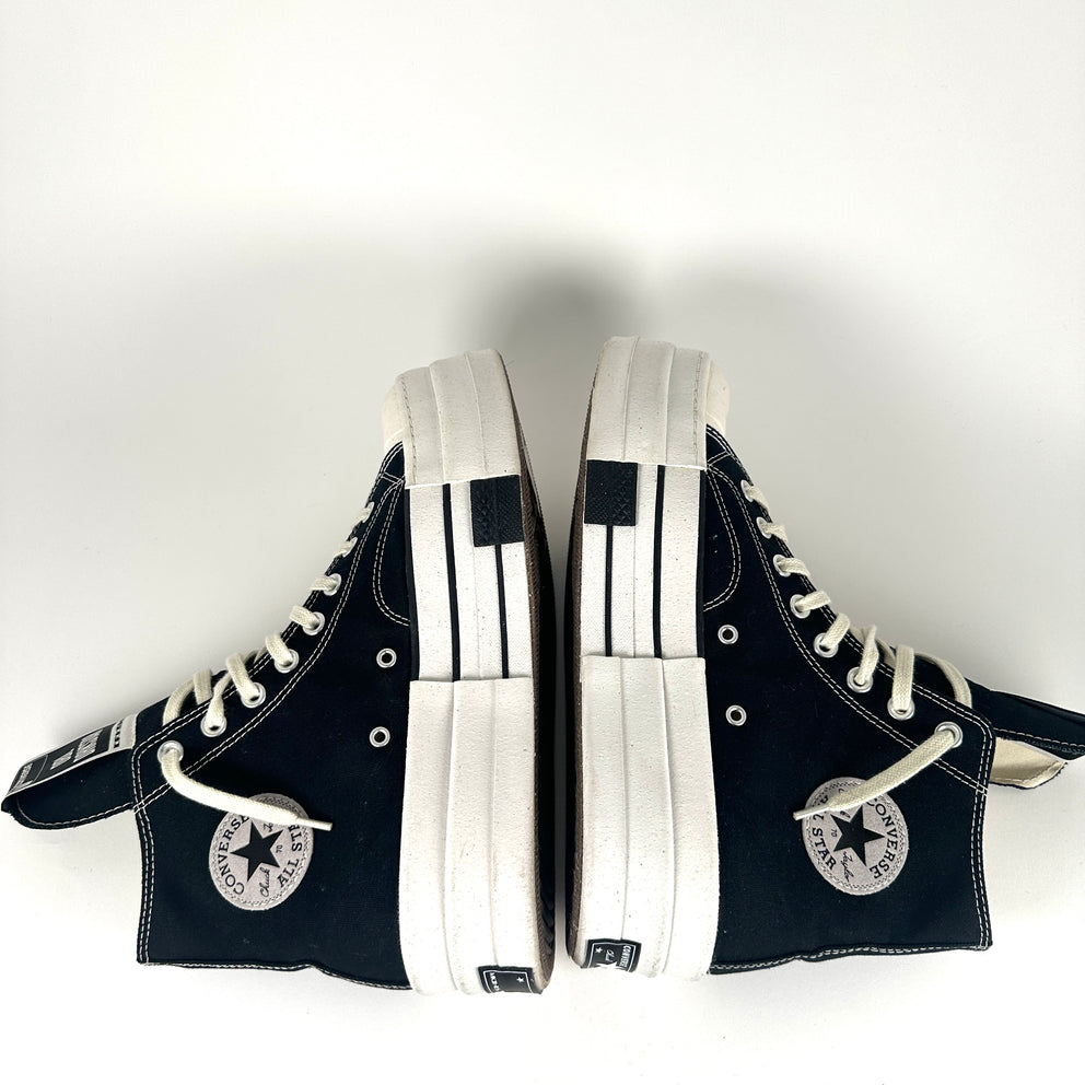 Rick Owens x Converse Drkstar Double Bumper Hi Top Size 10