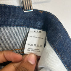 APC Blue Japanese Denim Jeans Size 29