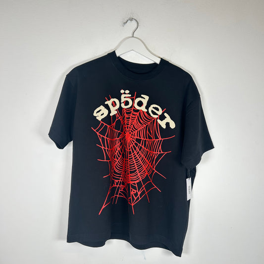 Sp5der Black Legacy Web Tee Size S