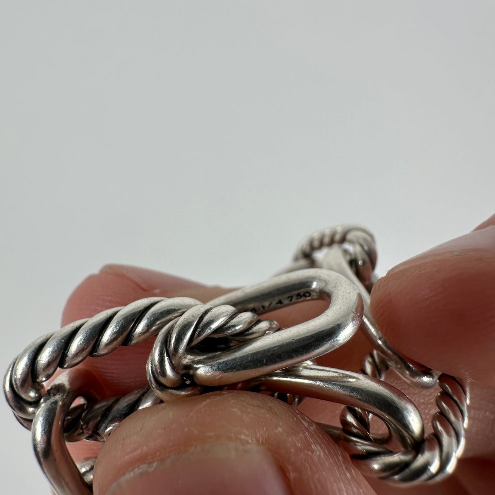 David Yurman Two-Tone Madison Chain Link Bracelet