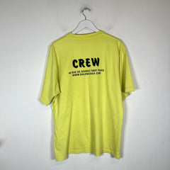 Balenciaga Neon Crew Logo T-Shirt Size XS