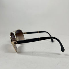 Chanel Lambskin Quilted CC Aviator Sunglasses