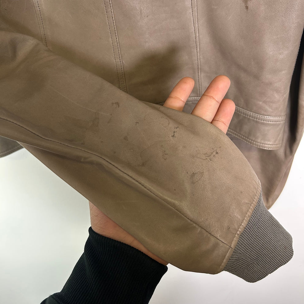 Rick Owens FW17 Lambskin Leather Jacket