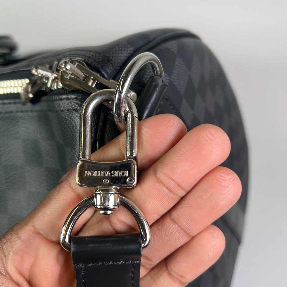 Louis Vuitton Damier Graphite Keepall Bandouliere 55