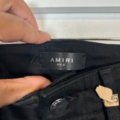 Amiri Black Cargo Pants Size 31
