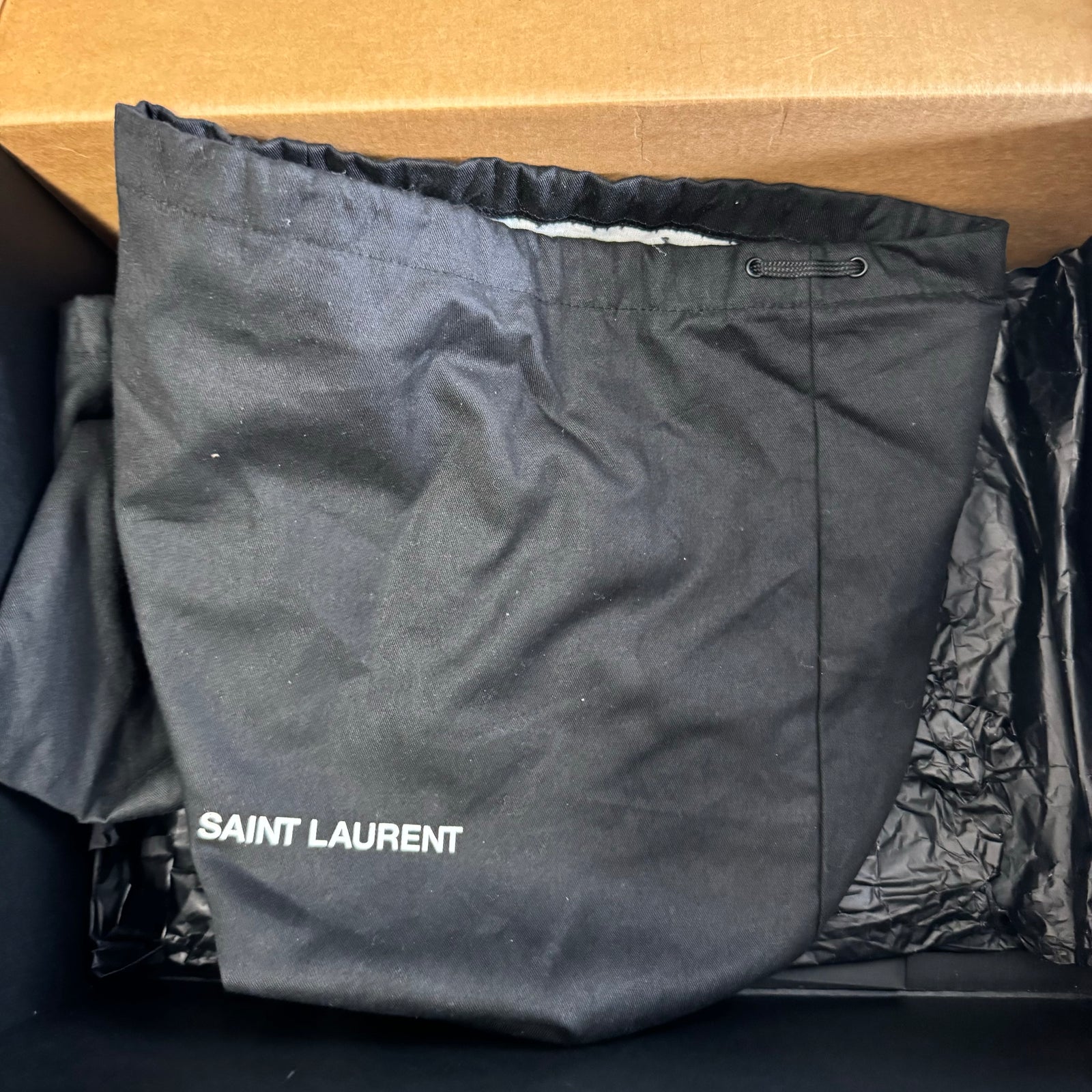 Saint Laurent Black Patent Leather SL/10H Sneakers Size 45
