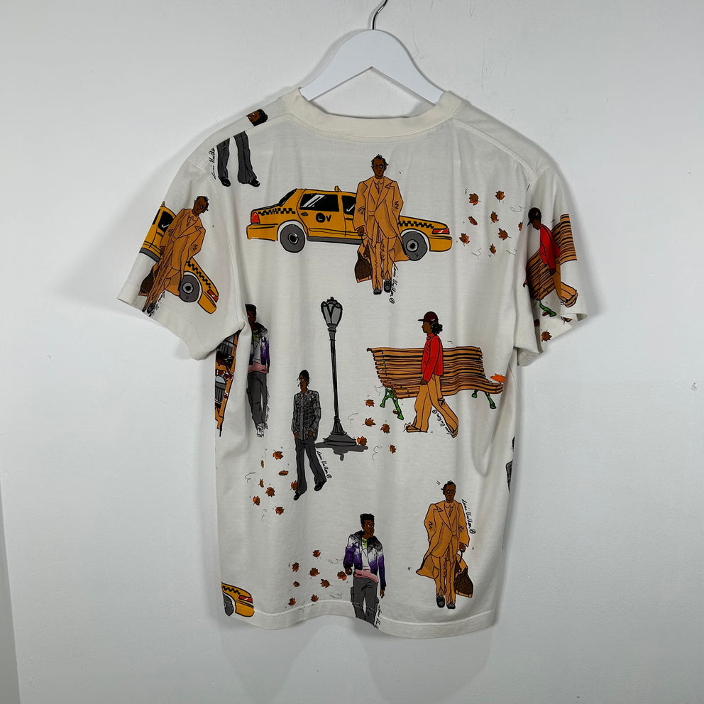 Louis Vuitton FW19 'New Walkers' Graphic T-Shirt Size M