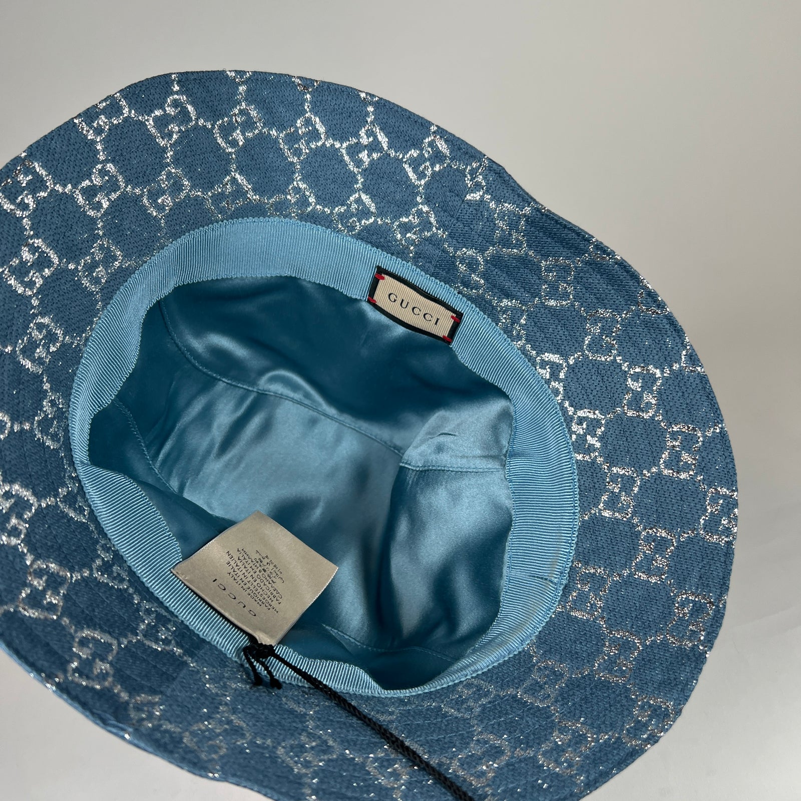 Gucci GG Sparkly Bucket Denim