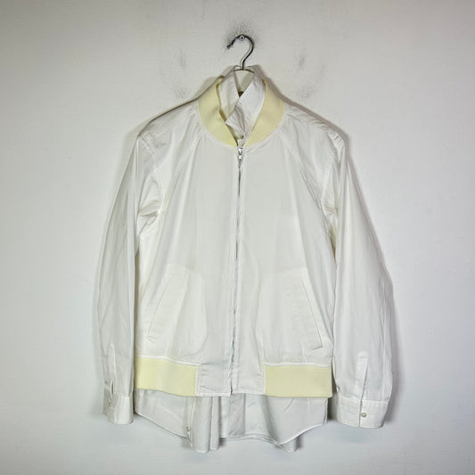 CDG SHIRT White Hybrid Jacket Size L