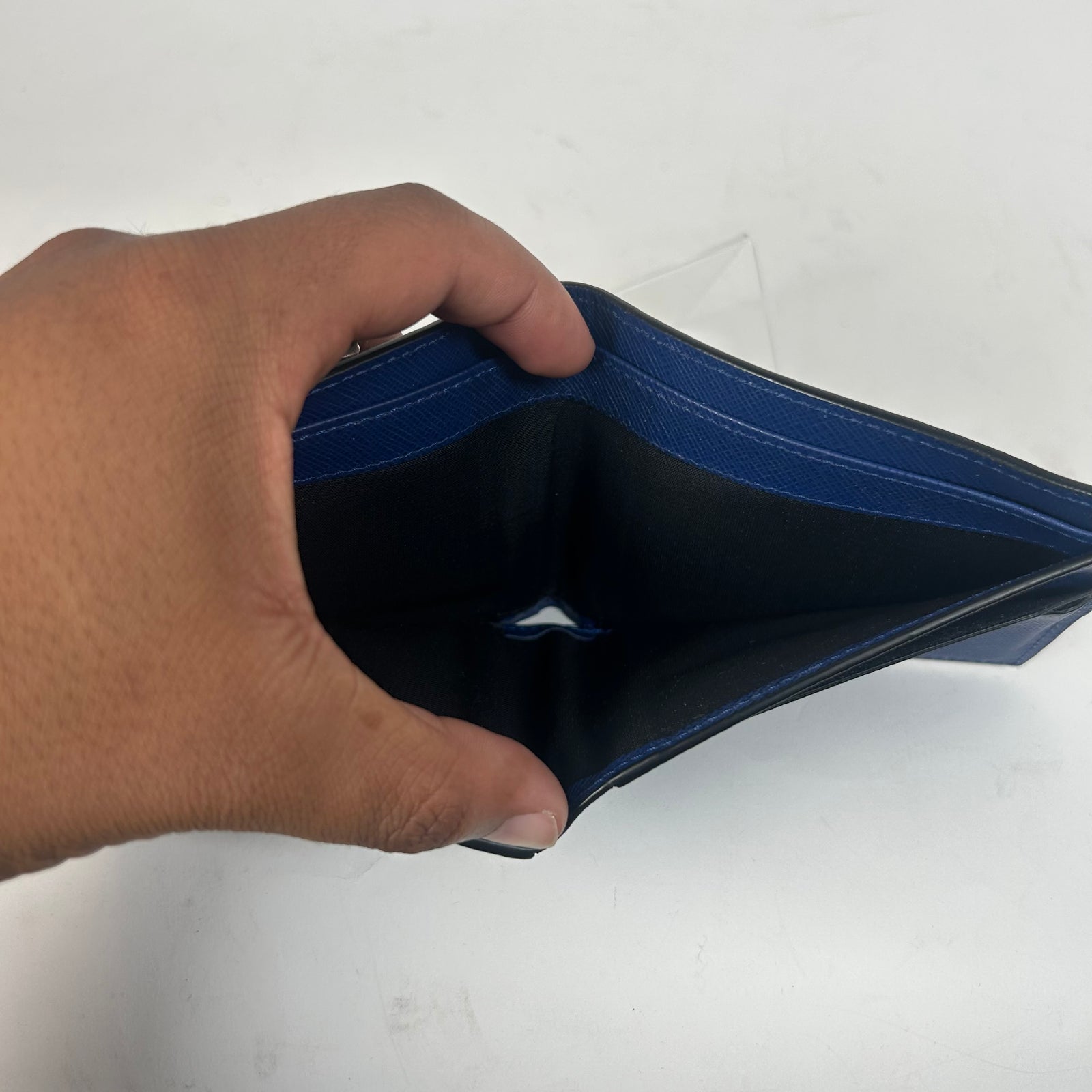 Montblanc Blue Sartorial Leather Wallet