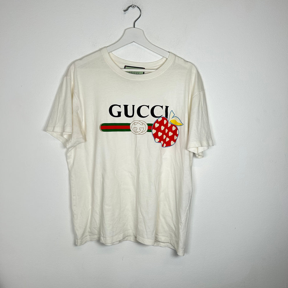 Gucci White Valentines Day Tee Size M