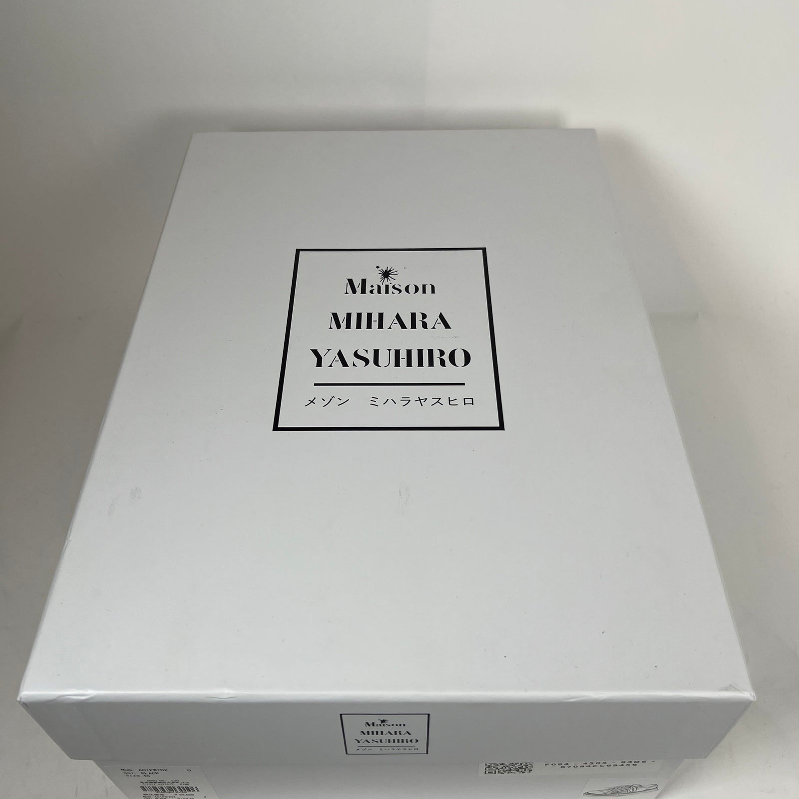 MMY Black/White Hank OG Sole Canvas Sneaker Size 45