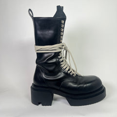 Rick Owens Army Bogun Lace-Up Boots