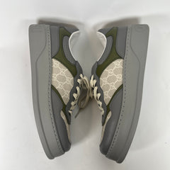 Gucci Grey/Green GG Chunky Sneaker Size GG 10