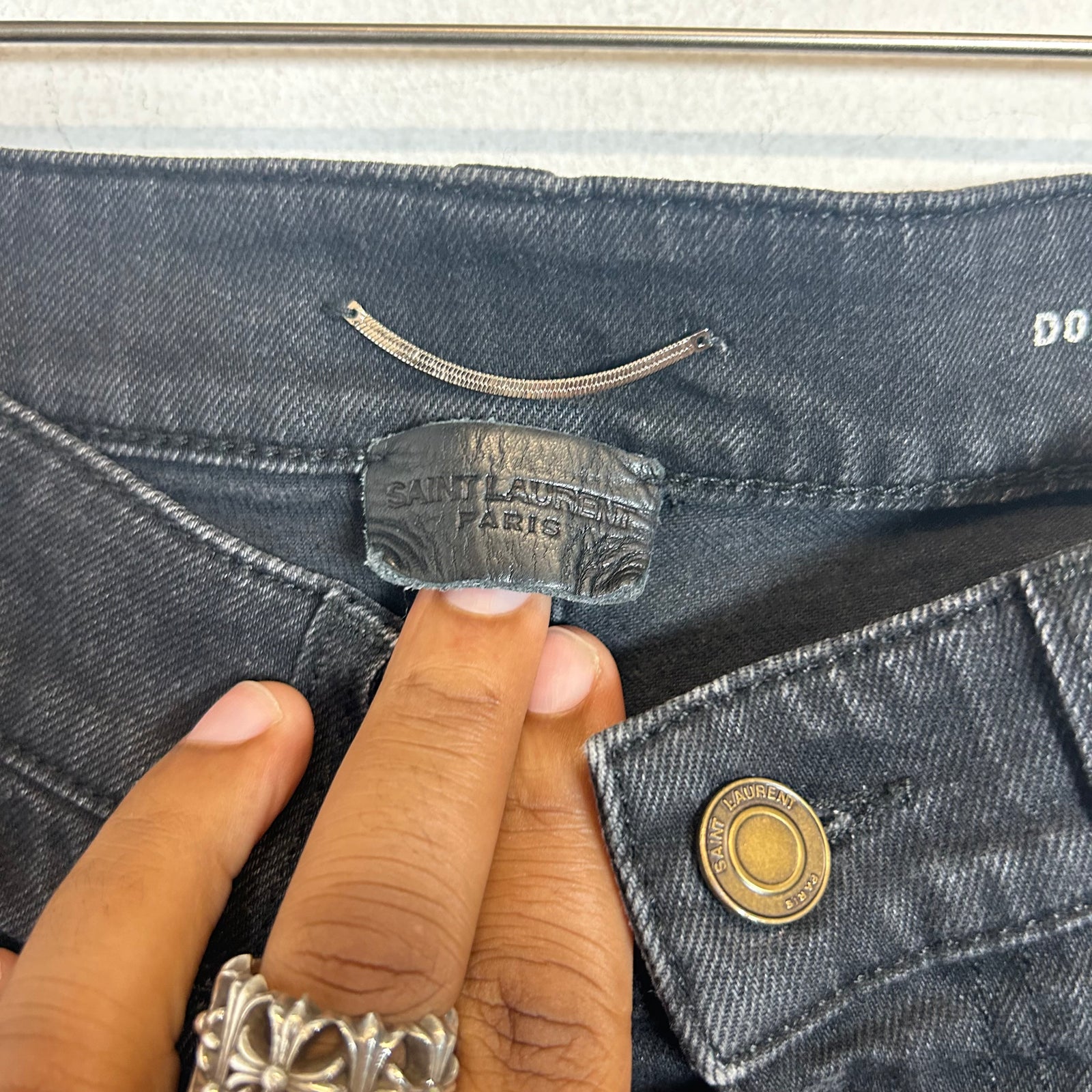 Saint Laurent D02 Black Jeans Size 31