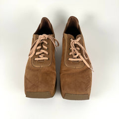Eckhaus Latta x UGG Square Toe Suede Low Top Size 43